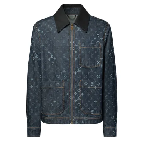 Lv Monogram Denim Jacket
