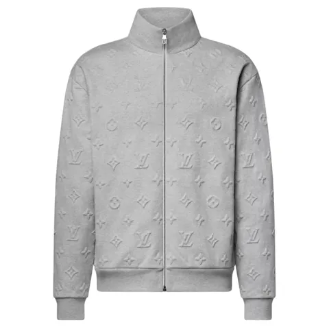 Lv Monogram Embossed Jacket